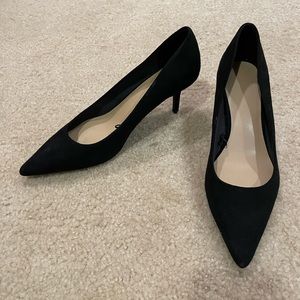 H&M trendy pointed toe black heels